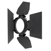 SHOWTEC Barndoor for ACT Series Black Four-Leaves metal Barndoor Paraluce a 4 alette direzionali in metallo nero