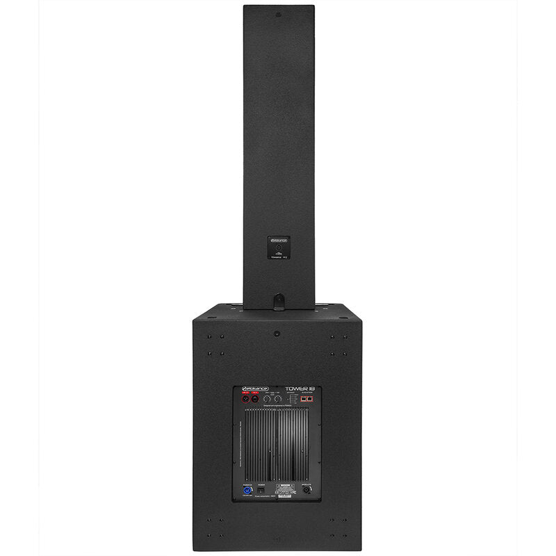 Elokance Tower 18 3400 W max. PA professional loudspeaker, 1 x  46 cm subwoofer,  4 x 8" mid-range speakers, 1 x 1,5" tweeter, SPL max. 141 dB