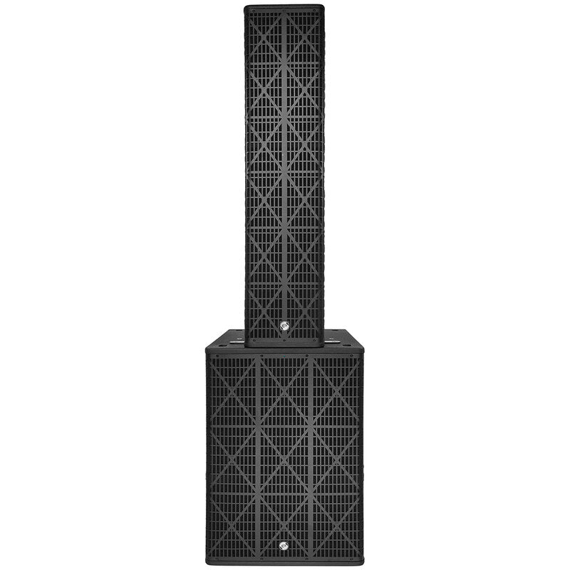 Elokance Tower 18 3400 W max. PA professional loudspeaker, 1 x  46 cm subwoofer,  4 x 8" mid-range speakers, 1 x 1,5" tweeter, SPL max. 141 dB