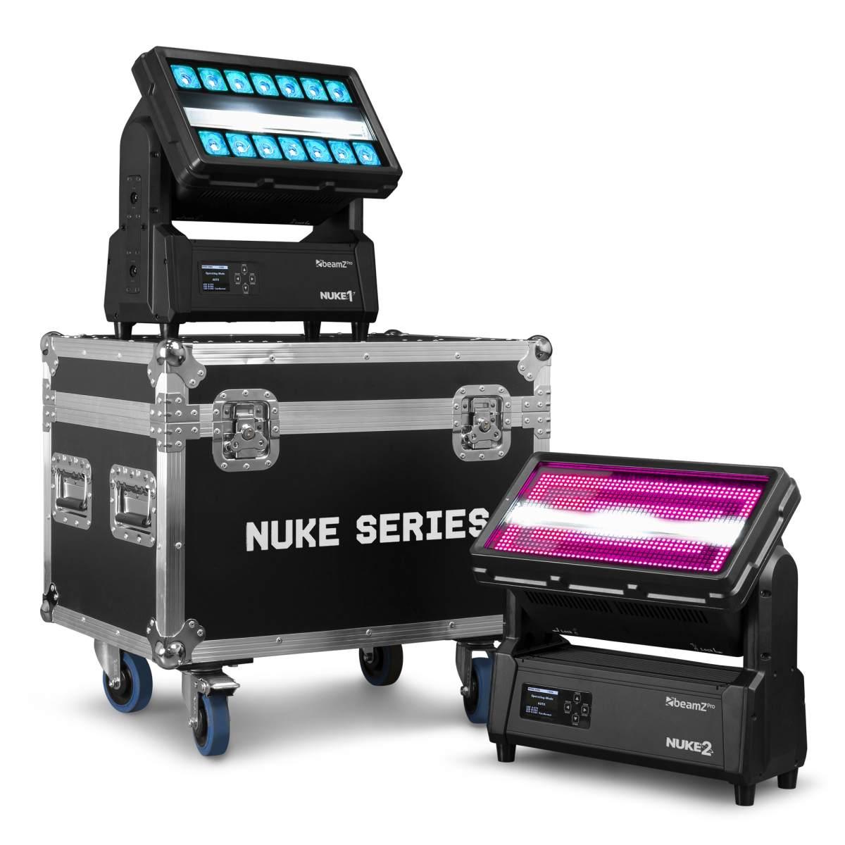Beamz Pro FLCNK02 flight case for 2 NUKE units