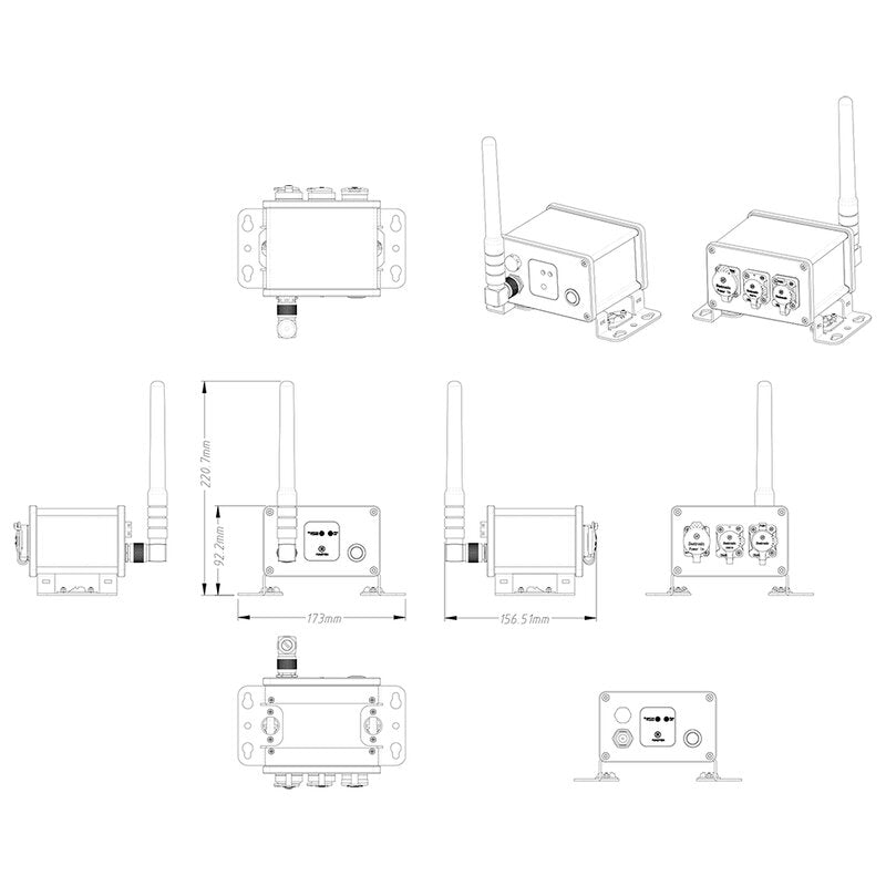 EGO Professional IP65 wireless dmx transmitter