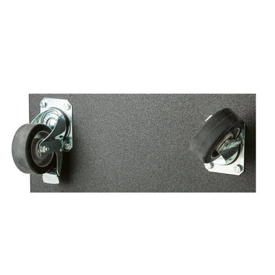 Harmonic Design SilentWheel Silent wheel set for hd Sub-Series, 4 x 100 mm wheels, 1 with brake