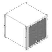 Harmonic Design HLS-Sub18 1800 W passive subwoofer, 1 x 18" driver, 8 ohm, rigging hardware