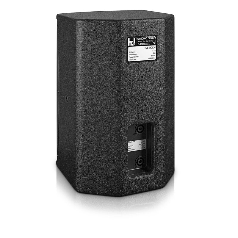 Harmonic Design 10CXN 450 W passive coaxial loudspeaker, 1 x 10" LF / 1 x 1.4" HF, 75° x 75° coverage, 8 ohm