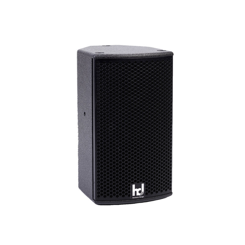 Harmonic Design 181 Hd 181 – passive vented speaker, 1x 8″ LF, 1x 1″ HF with 80°x60° elliptical horn, 280W peak, 8 Ω, wallmount, cable inlet, wall bracket not included, see accessories pages