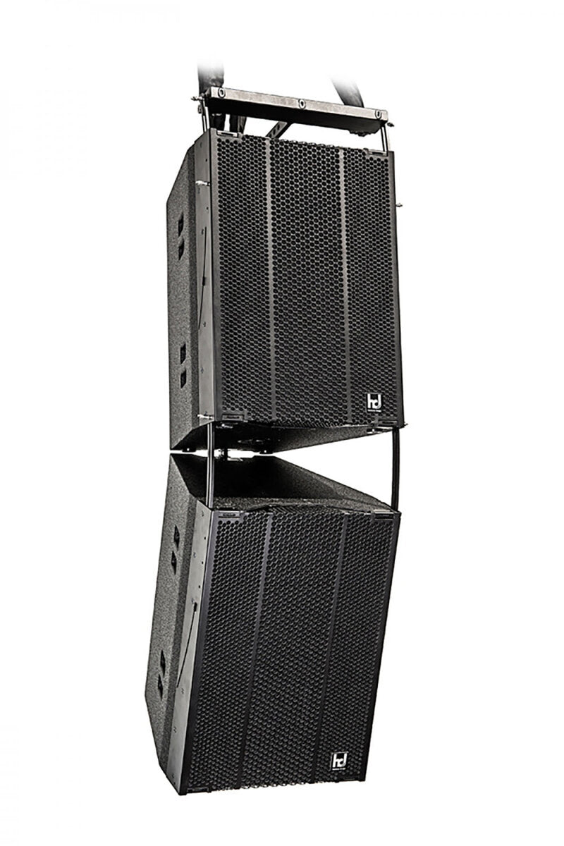 Harmonic Design HLS24P 1200 W HybridLineSource loudspeaker, 2 x 12" LF + 4 x 1.4" HF, 100° x 40° coverage, rigging, incl. passive crossover 4 ohm