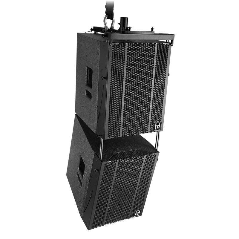 Harmonic Design HLS20 1200 W HybridLineSource loudspeaker, 2 x 10" LF + 3 x 1.4" HF, 100° x 40° coverage, rigging, BI-AMP LF 4 ohm HF 6 ohm