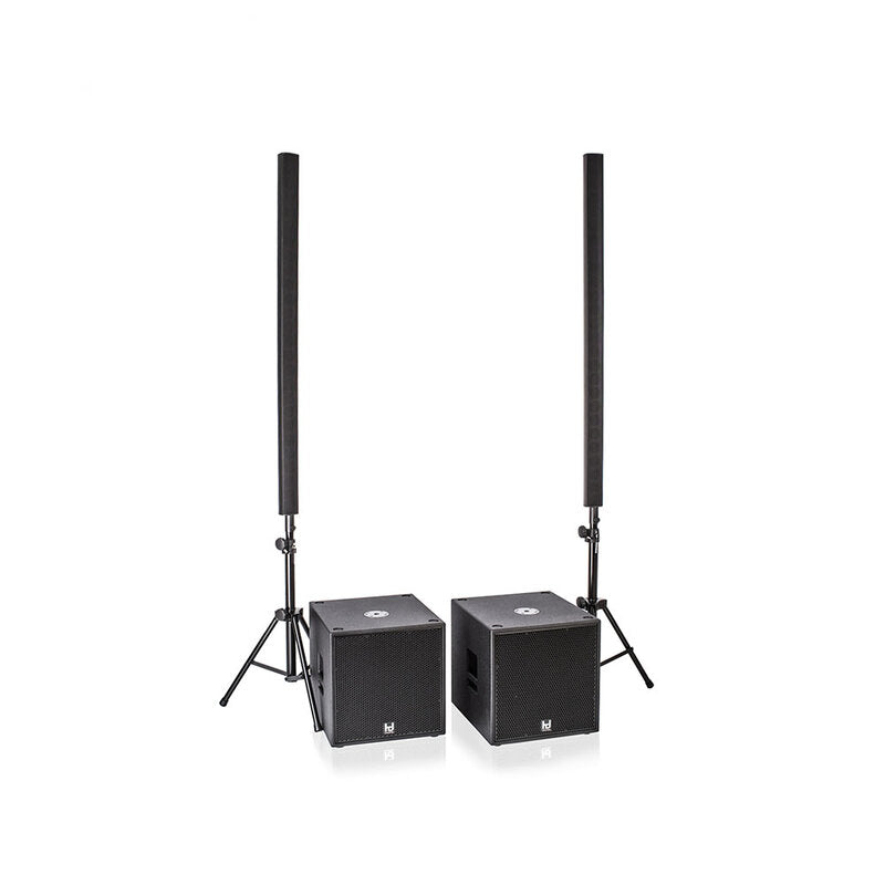 Harmonic Design ML24 600 W passive Line Array stick, 24 x 2", 100° x 10° coverage, 6 ohm, speakON, incl. 35 mm pole mount