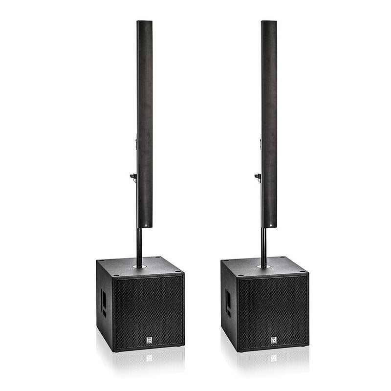 Harmonic Design PL16 600 W passive PowerLine stick, 16 x 3", 80° x 10° dispersion, 4 ohm, speakON connector