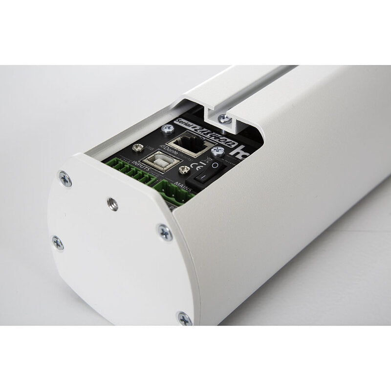 Harmonic Design ML32Beam Hd ML32Beam - 32x2", 32x75W + FIRDSP, SPLmax 127 dB, 4 Beams, beamsteering ±60°, vertical opening angle 0°-90°, AdvancedDirectivityOptimization, 2x redundant analog Inputs, wallmount