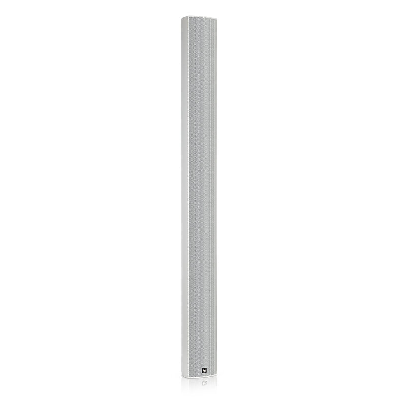 Harmonic Design hd PL8Beam Hd PL8Beam - 8x 3", 8x 75W + FIRDSP, SPLmax 123 dB, 1 Beam, beamsteering ±60°, vertical opening angle 0 - 90°, AdvancedDirectivityOptimization, 2x redundant analog Inputs, wallmount