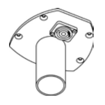 Harmonic Design 900857 Plate with 35 mm pole mount and speakON NL4 for hd C- / M- / ML- / PL series