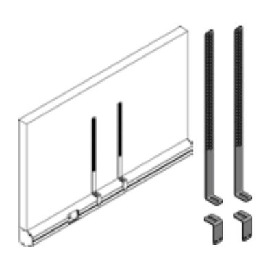 Harmonic Design 900883 Adjustable TV bracket for HD AudioBar installation at VESA points.