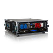 Harmonic Design TourRack 3 HE TourRack 3 HE, anti-schock, 9 mm wood PVC, coated black, 55 cm useable depth, specify on order for QT- or X-Series