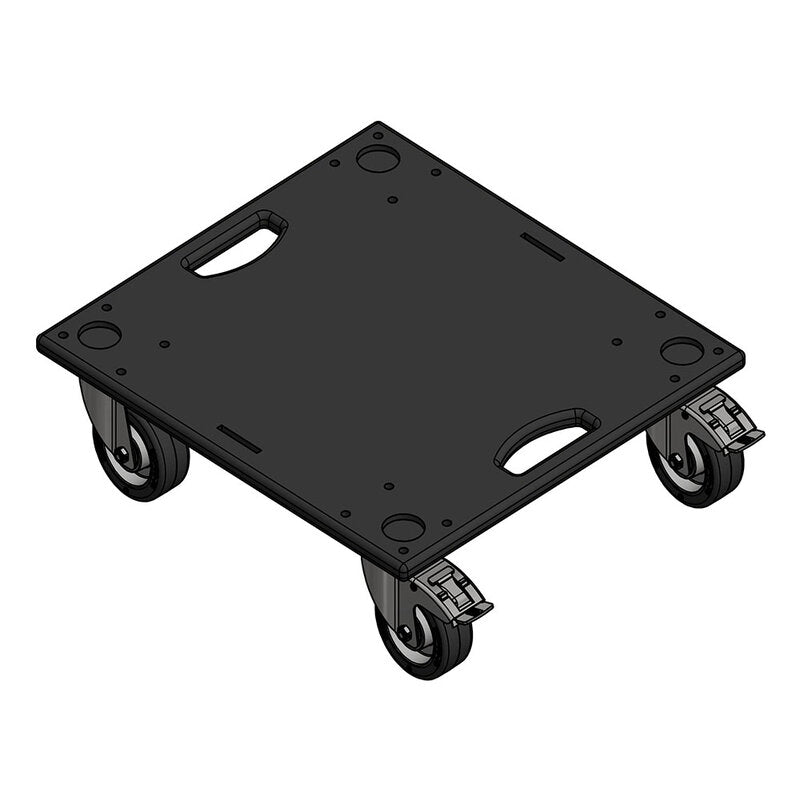 Harmonic Design 950061 Dolly for hd P18 / hd Sub18, 18 mm with velcro, 4 x wheels, 2 x brakes