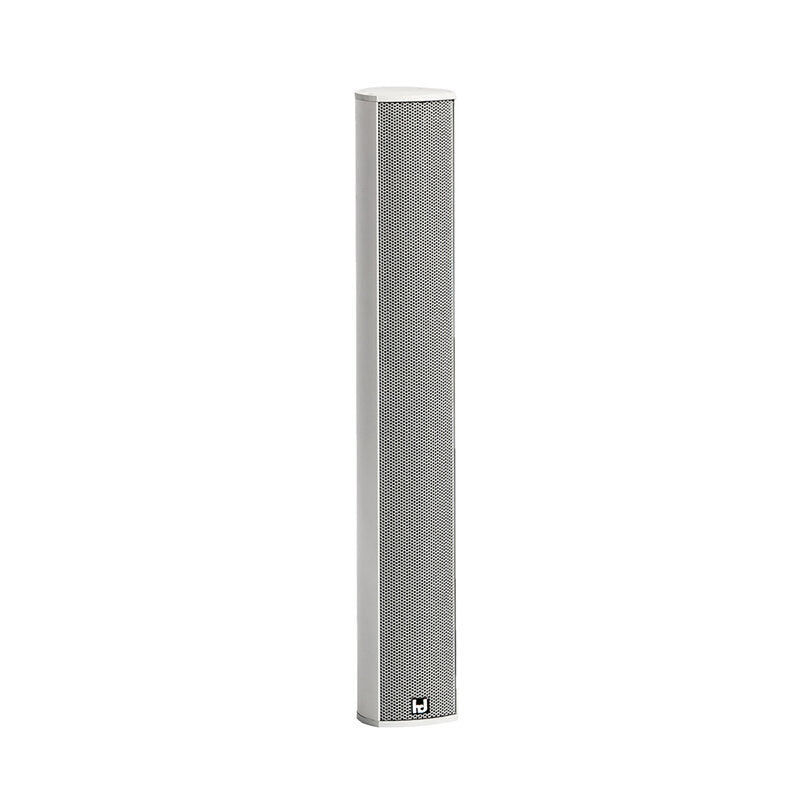 Harmonic Design M4 - 4 ohm hd M4-4 - PointSource stick: 4x 2 broadband drivers, passive, 100W, 100°x40°, 4 Ω, wallmount, cable inlet wall bracket not included, see accessories pages