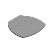 Harmonic Design 900115BLK Steel base plate for hd PLB subwoofer, black color