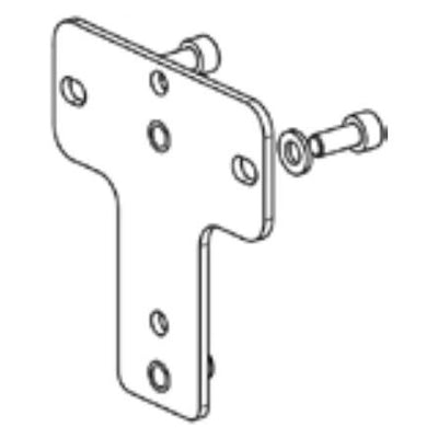 Harmonic Design 900869W Adaptor plate for hd 6CXN or 8CXN horizontal mounting when using a K&M 24471 wall bracket, white
