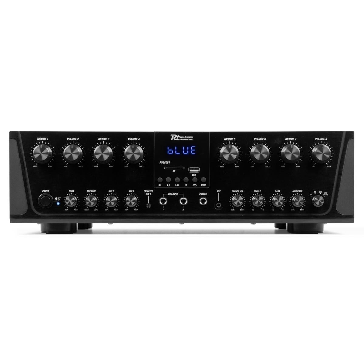 Power dynamics PV280BT 8-Zone Audio Amplifier System 800W