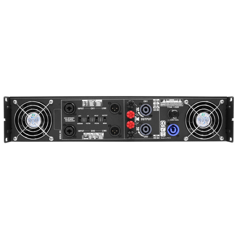 Elokance OS SYSTEM 7200 W PA sound system designed for outdoor applications and large events such as festivals, 2 double 21" subwoofers and 2 × 15" heads, 2 elokance HA3600 + 2 elokance HA2400 main amplifier included