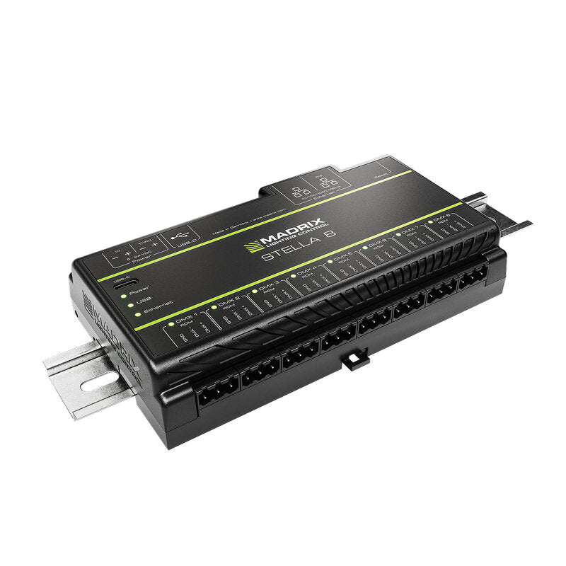 MADRIX STELLA 8 8-port flagship controller with RDM support for ultimate control over DMX