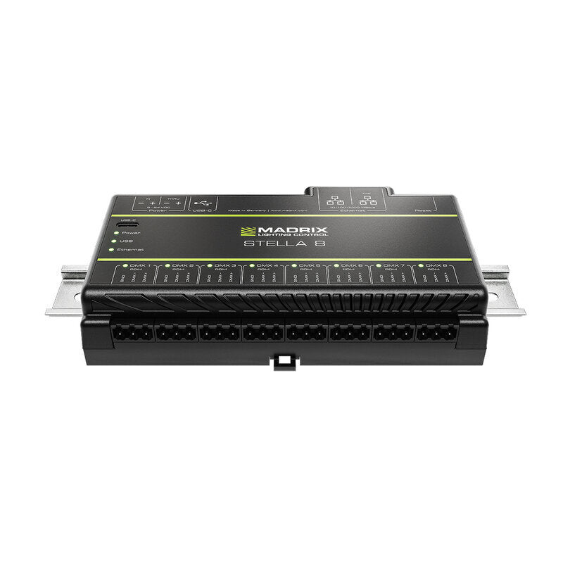 MADRIX STELLA 8 8-port flagship controller with RDM support for ultimate control over DMX