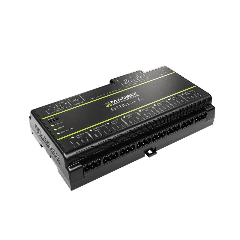MADRIX STELLA 8 8-port flagship controller with RDM support for ultimate control over DMX