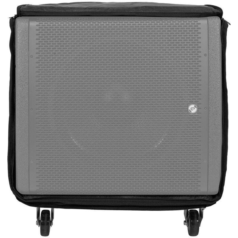 Elokance SLA 115SA cover Carrying case for elokance SLA 115SA subwoofer, robust protection, integrated roller tray, openings for handles and secure closure