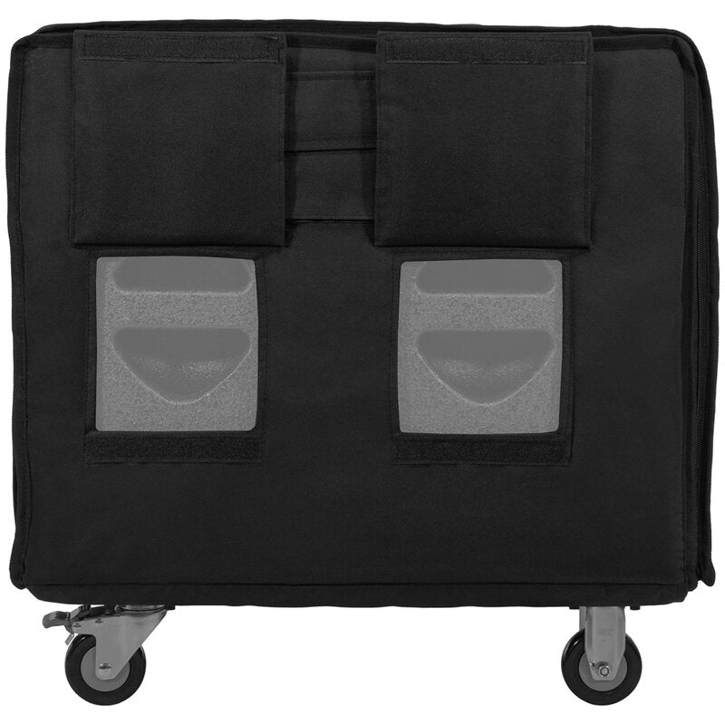 Elokance SLA 115SA cover Carrying case for elokance SLA 115SA subwoofer, robust protection, integrated roller tray, openings for handles and secure closure