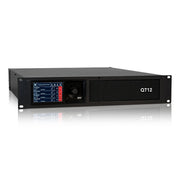 Harmonic Design QT12-ETH 4 × 3000 W RMS on 4 ohm power amplifier, DSP, FIR filters, Ethernet, AES3, Dante