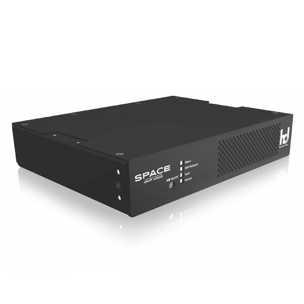 Harmonic Design SpaceAMP500 4 x 125 W install amplifier, analog and Dante inputs, Ethernet, DSP, matrix