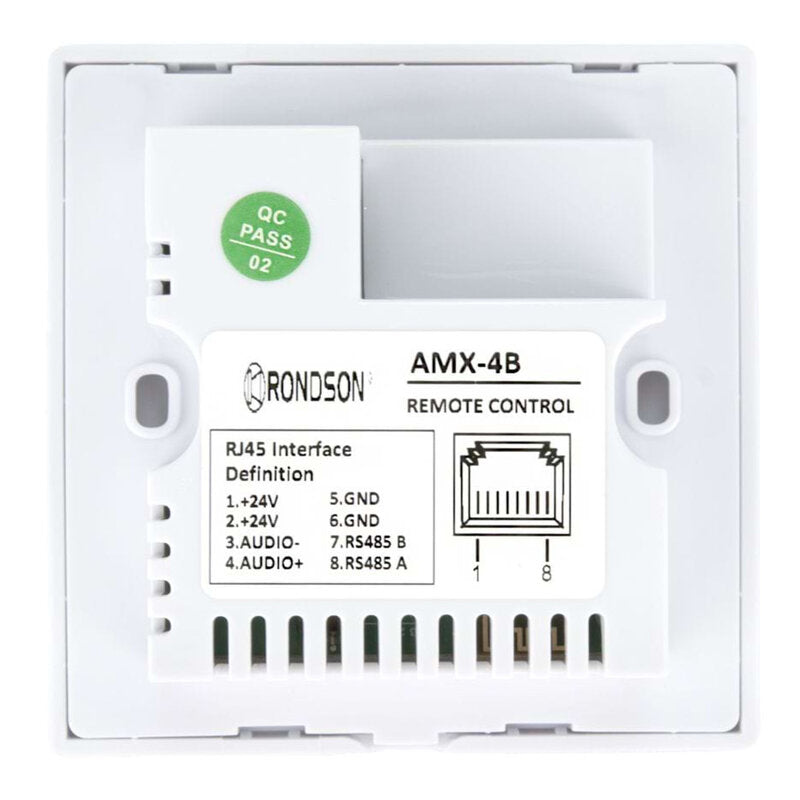 Rondson AMX-4B Wall-mounted player connected to the AMX-4 amplifiers series