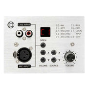Rondson AMX-4C Wall-mounted player connected to the AMX-4 amplifiers series with the option of adding an XLR MIC input and an RCA line input