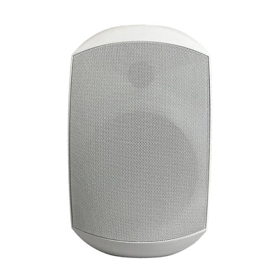 Altavoces de pared resistentes a la intemperie Rondson PLS-60WPB de 60 W, 2 vías, WF de 6" + TW, caja de ABS + rejilla de aluminio, color blanco