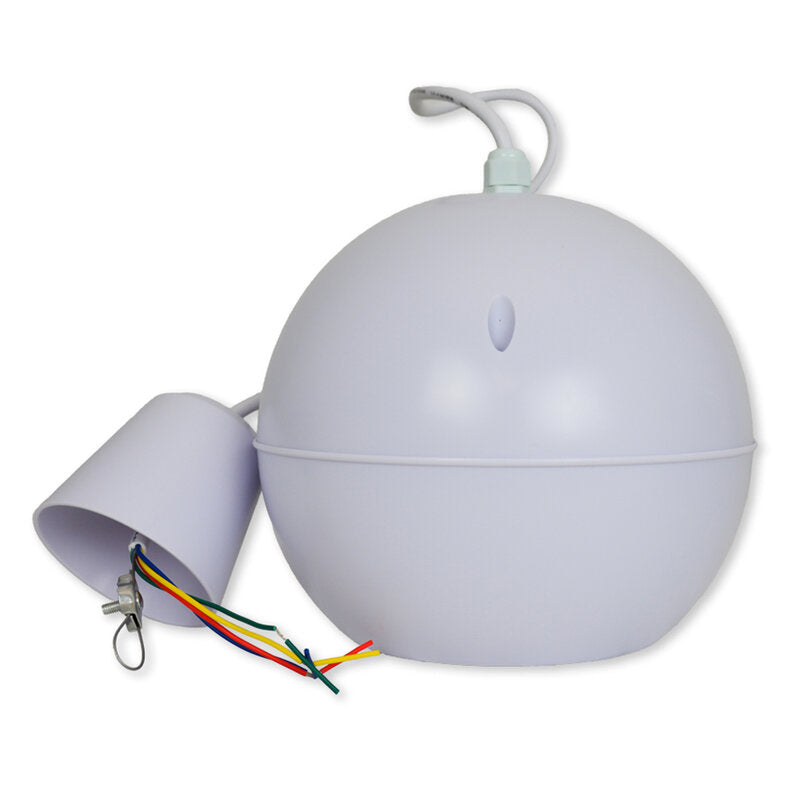 Rondson OD-105B 10 W, 100 V, suspended spherical loudspeakers, white