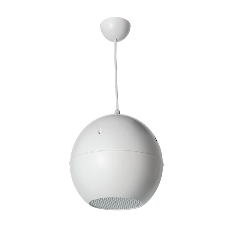 Rondson OD-105B 10 W, 100 V, suspended spherical loudspeakers, white