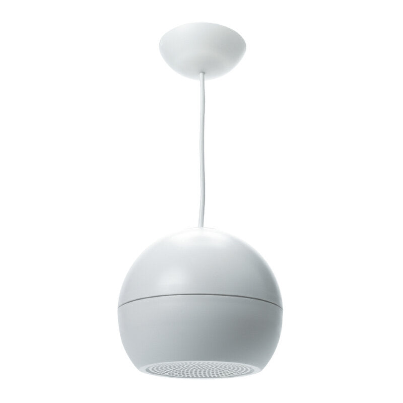 Rondson OD-305B 30 W, 100 V, suspended spherical loudspeakers, white