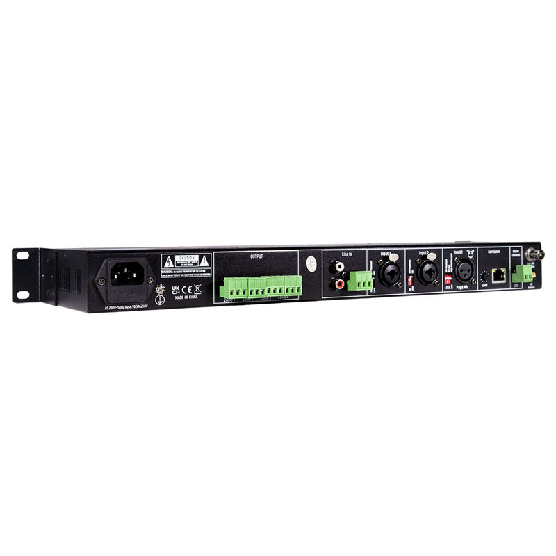 Rondson MX-404 4 channel mixing preamplifier (4 inputs / 4 outputs), up to four audio zones,  built-in media player with FM / DAB radio, USB port and Bluetooth