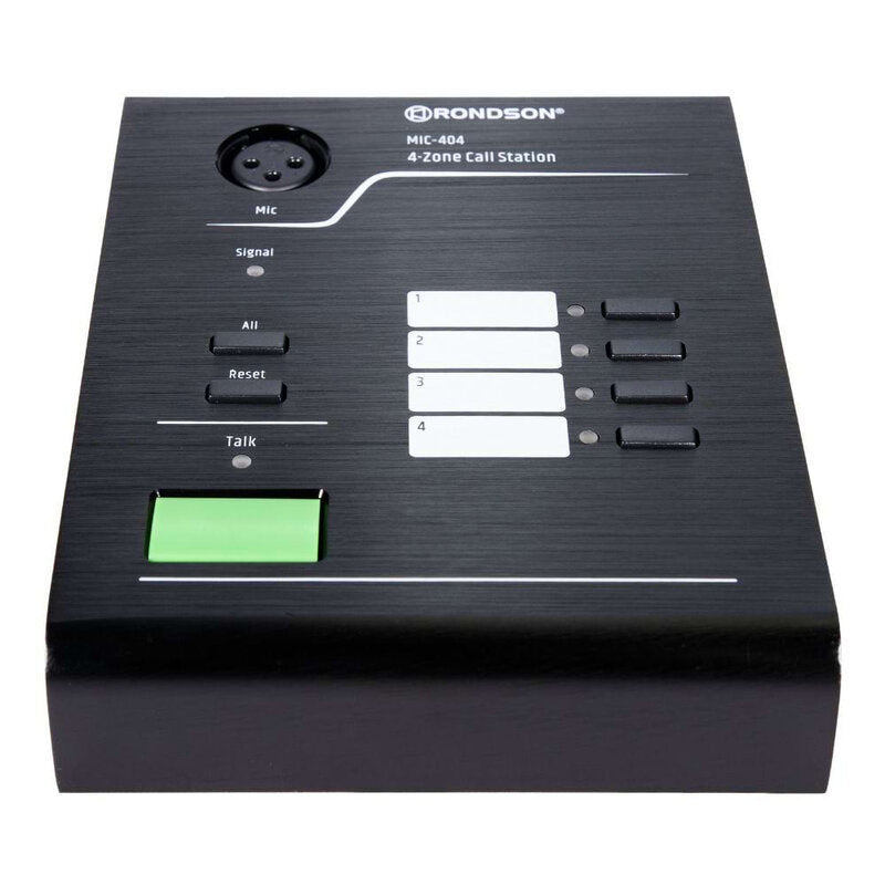 Rondson MIC-404 4 zone remote call station microphone for MX-404 series