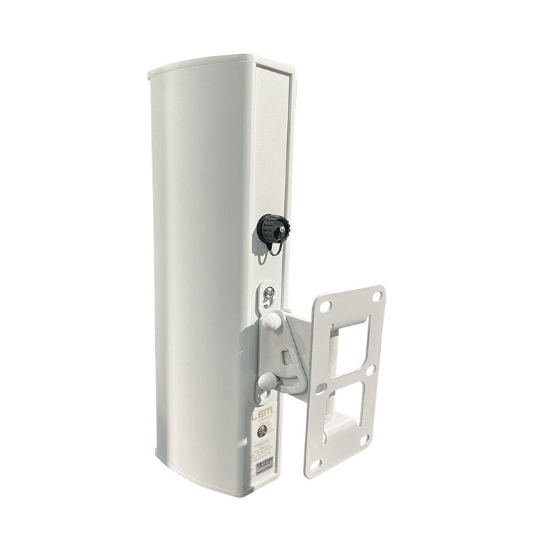 LEM Commercial BORA24-LINE 65 W / 100 V passive aluminum column loudspeaker, 2 x 4" MF/LF + 1 x 1" HF, IP56