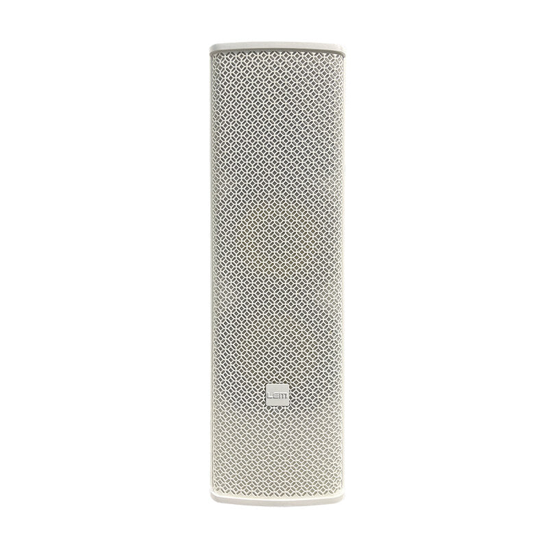 LEM Commercial BORA24-LINE 65 W / 100 V passive aluminum column loudspeaker, 2 x 4" MF/LF + 1 x 1" HF, IP56