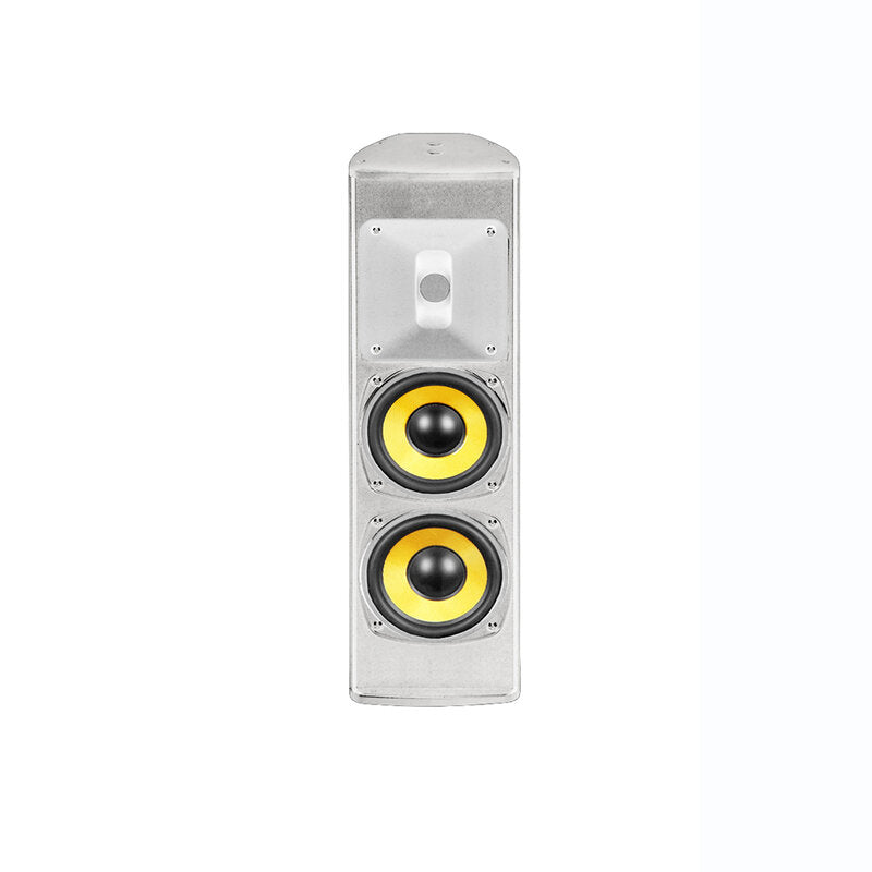 LEM Commercial BORA24-LINE 65 W / 100 V passive aluminum column loudspeaker, 2 x 4" MF/LF + 1 x 1" HF, IP56