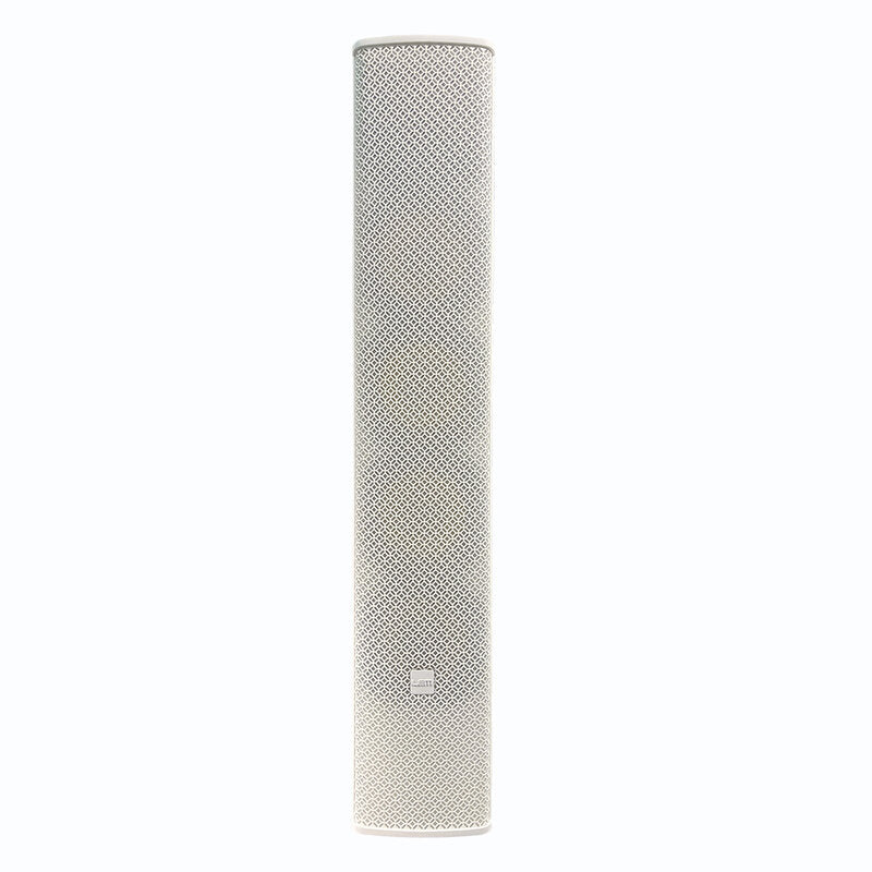 LEM Commercial BORA44-LINE 130 W / 100 V passive aluminum column loudspeaker, 4 x 4" MF/LF + 1 x 1" HF, IP56