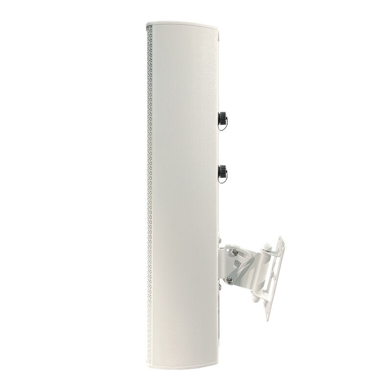 LEM Commercial BORA44-LINE 130 W / 100 V passive aluminum column loudspeaker, 4 x 4" MF/LF + 1 x 1" HF, IP56