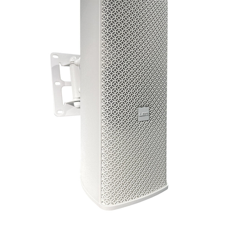 LEM Commercial BORA44-LINE 130 W / 100 V passive aluminum column loudspeaker, 4 x 4" MF/LF + 1 x 1" HF, IP56