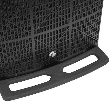 Elokance Tower 12 3-way column loudspeaker with 2000 W peak power, 130 dB SPL, 12" subwoofer, Class-D bi-amplification (800 W RMS), 6 x 3" mid drivers, 1" neodymium tweeter, DSP, Bluetooth 5.3 with TWS