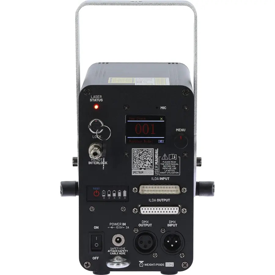 Algam Lighting SPECTRUM 1500 RGB+ Laser a Batteria 1500 mW