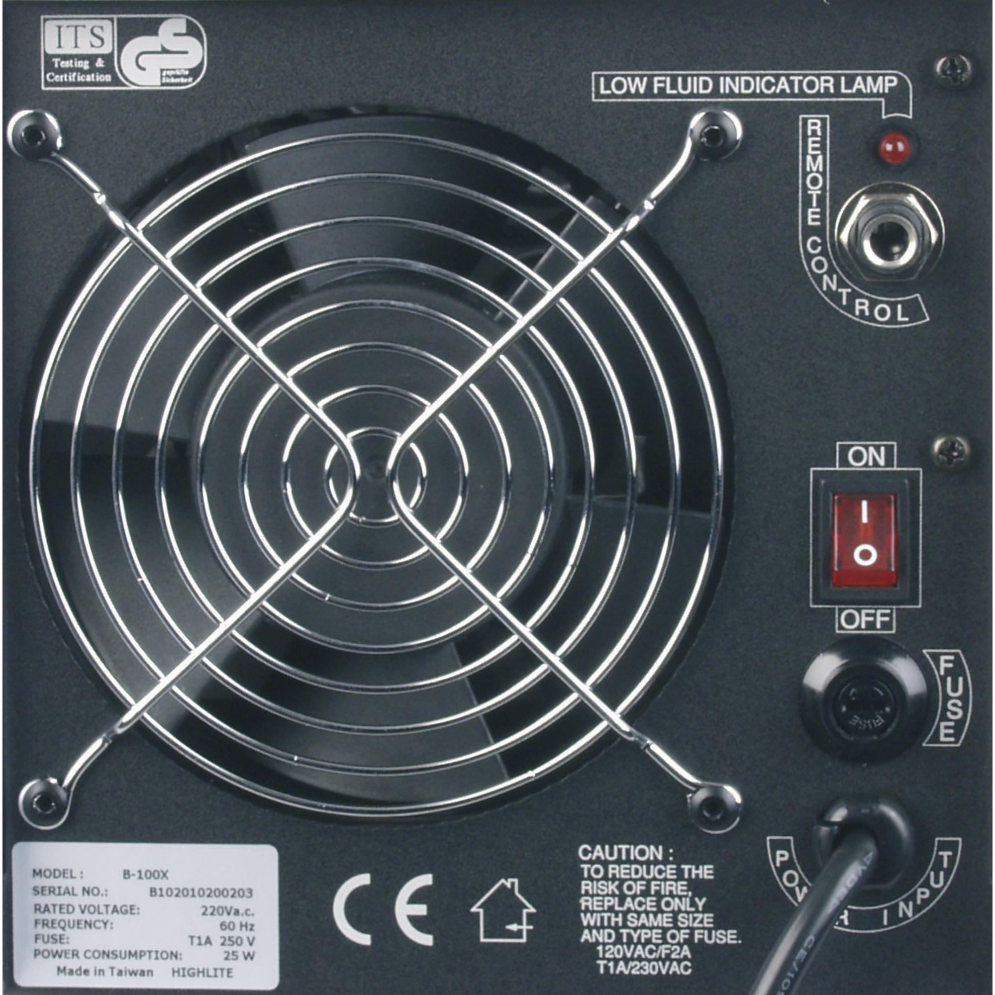 Antari B-100X Bubble Machine Optional Wireless remote Telecomando senza fili opzionale