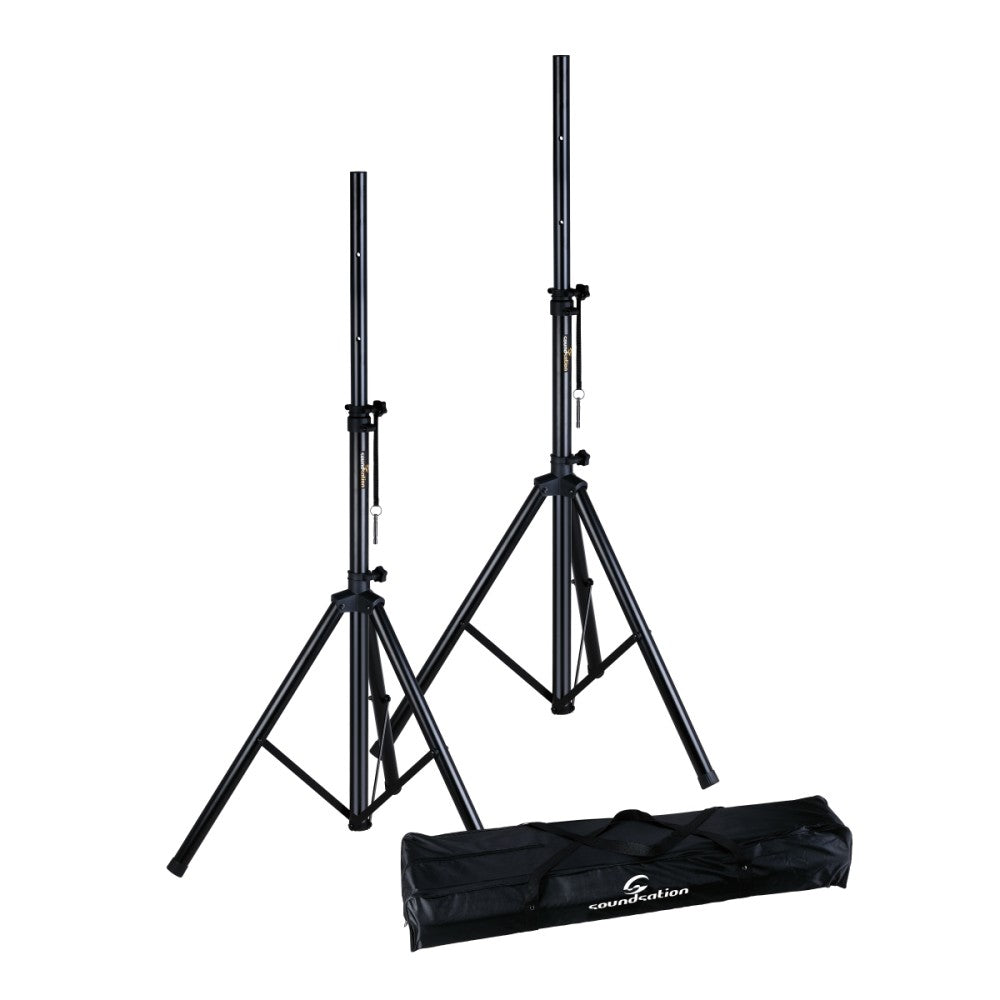 SOUNSATION COPPIA DI SUPPORTI PER DIFFUSORI CON BORSA SPST-SET80-BK