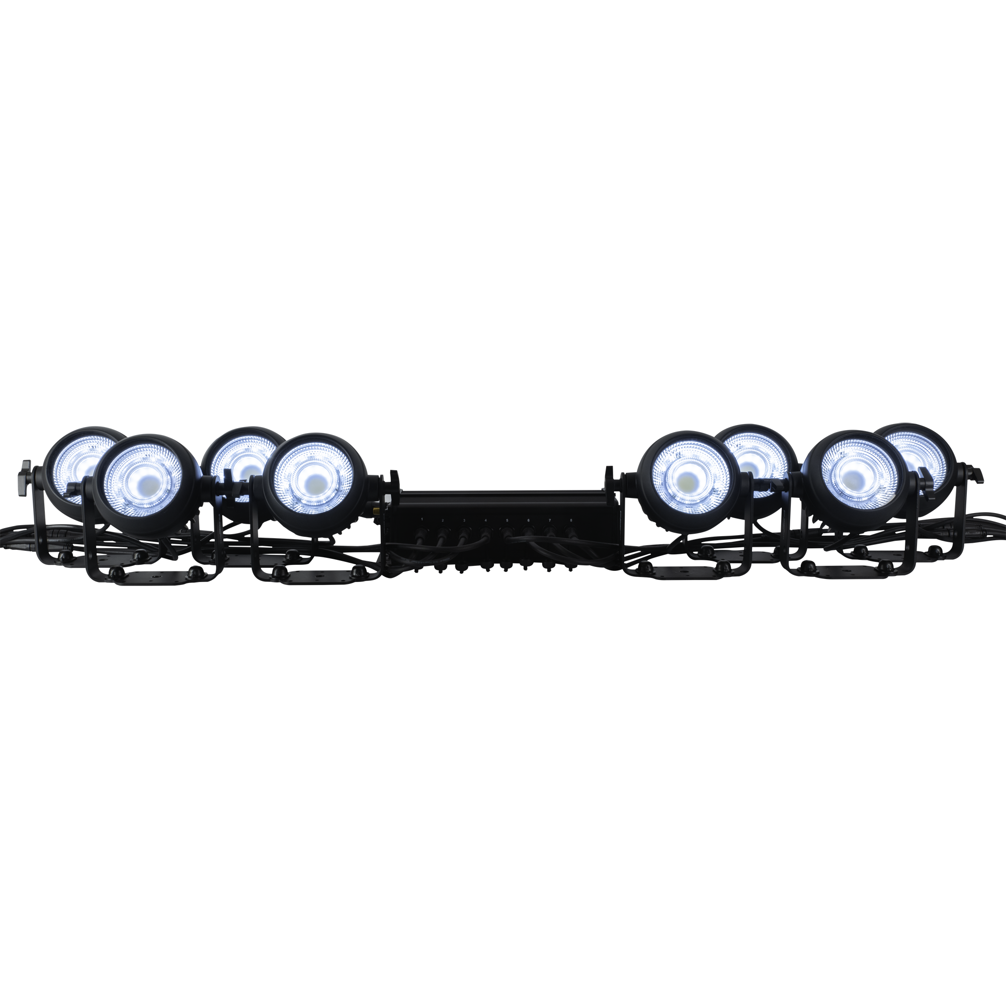 Showtec Titan Strobe FLEX FX Set di 8 strobo LED da 100 W + controller